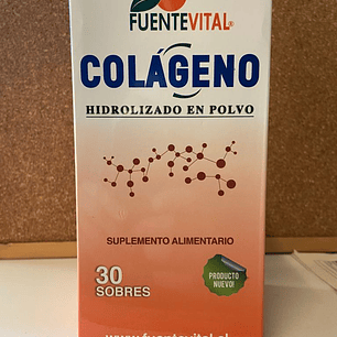 Colageno hidrolizado en polvo 30 sobres 300g Fuente Vital