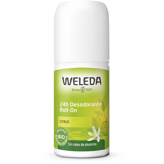Desodorante Roll-On Citrus 24hrs 50ml Weleda