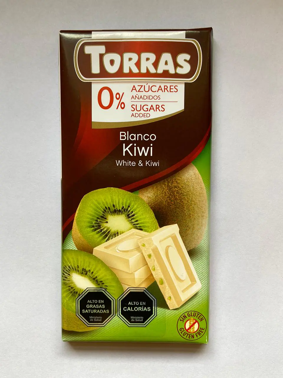 Torras White Chocolate and Kiwi 75g 1