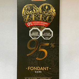 Chocolate Negro Zero azucar 95% cacao 100g Torras
