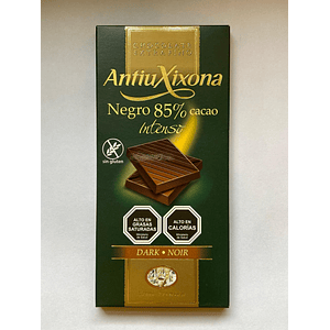 Chocolate Negro intenso 85% cacao 100g Antiu Xixona