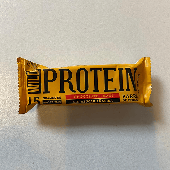 Wild Protein Chocolate y Mani 45g The Wild Foods 1