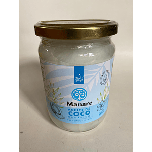 Aceite de coco organico 500ml Manare 