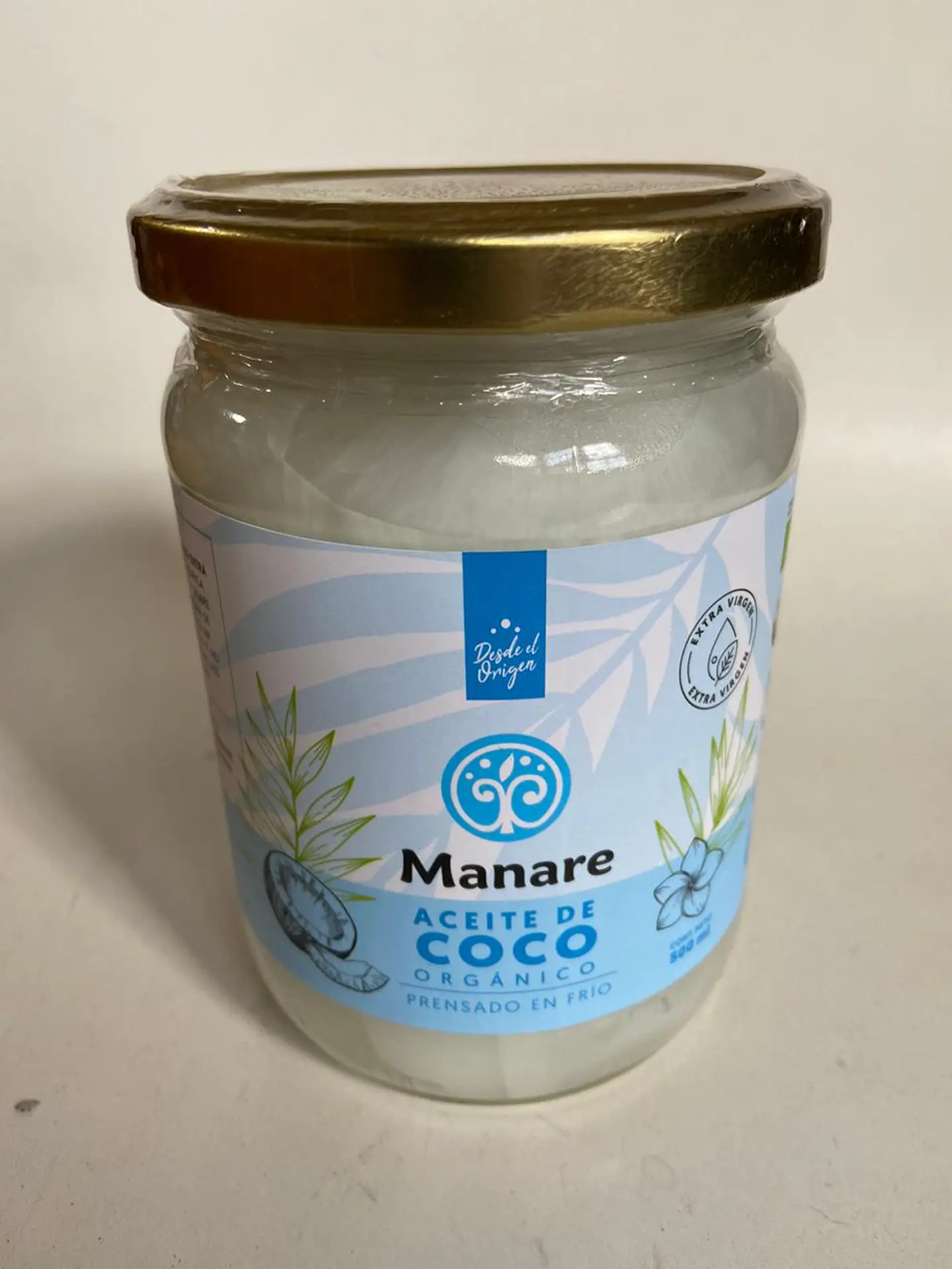 Aceite de coco organico 500ml Manare  1