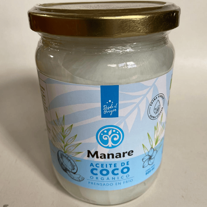 Aceite de coco organico 500ml Manare  1
