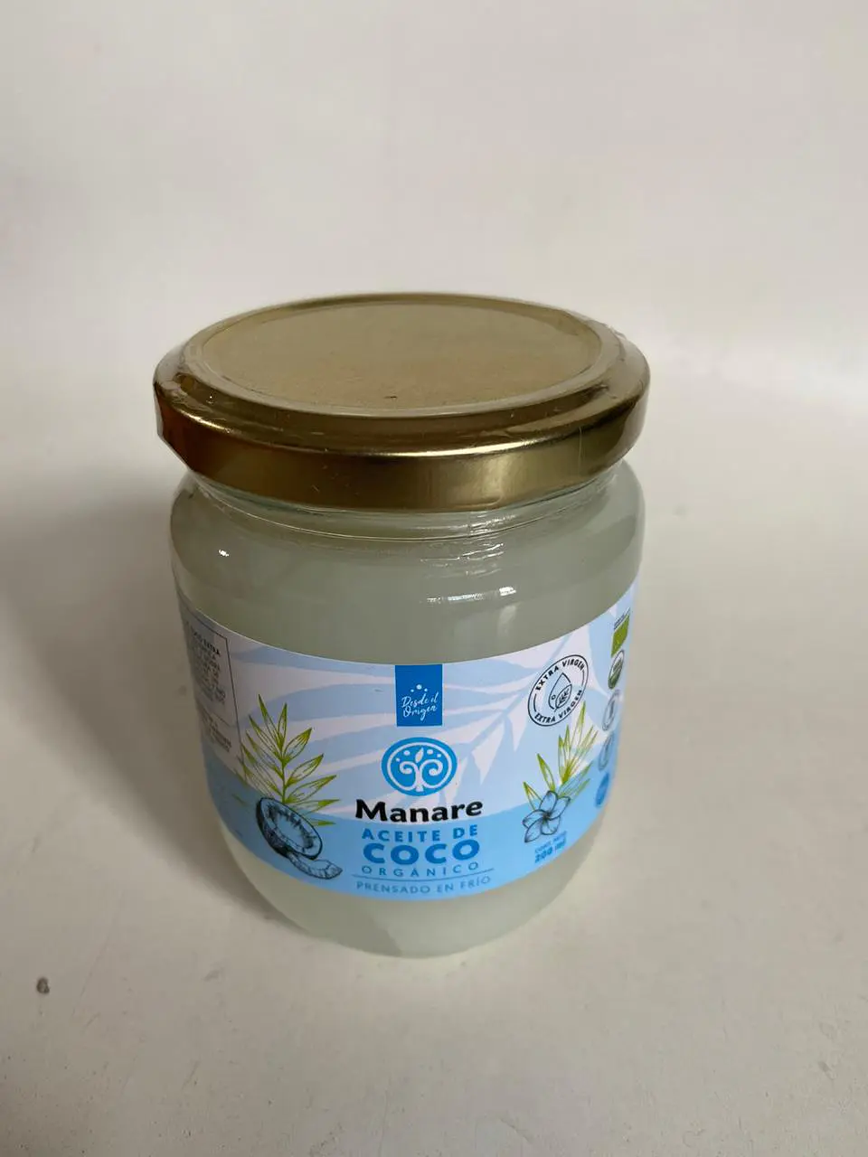 Aceite de coco organico 200ml Manare  1
