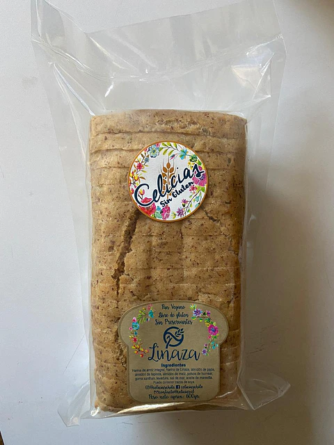 Pan Molde sin gluten de Linaza 600g Celicias