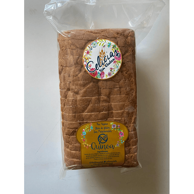 Pan Molde sin gluten de Quinoa 600g Celicias