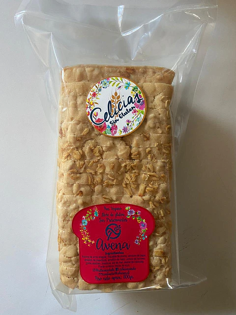 Pan Molde sin gluten de Avena 600g Celicias