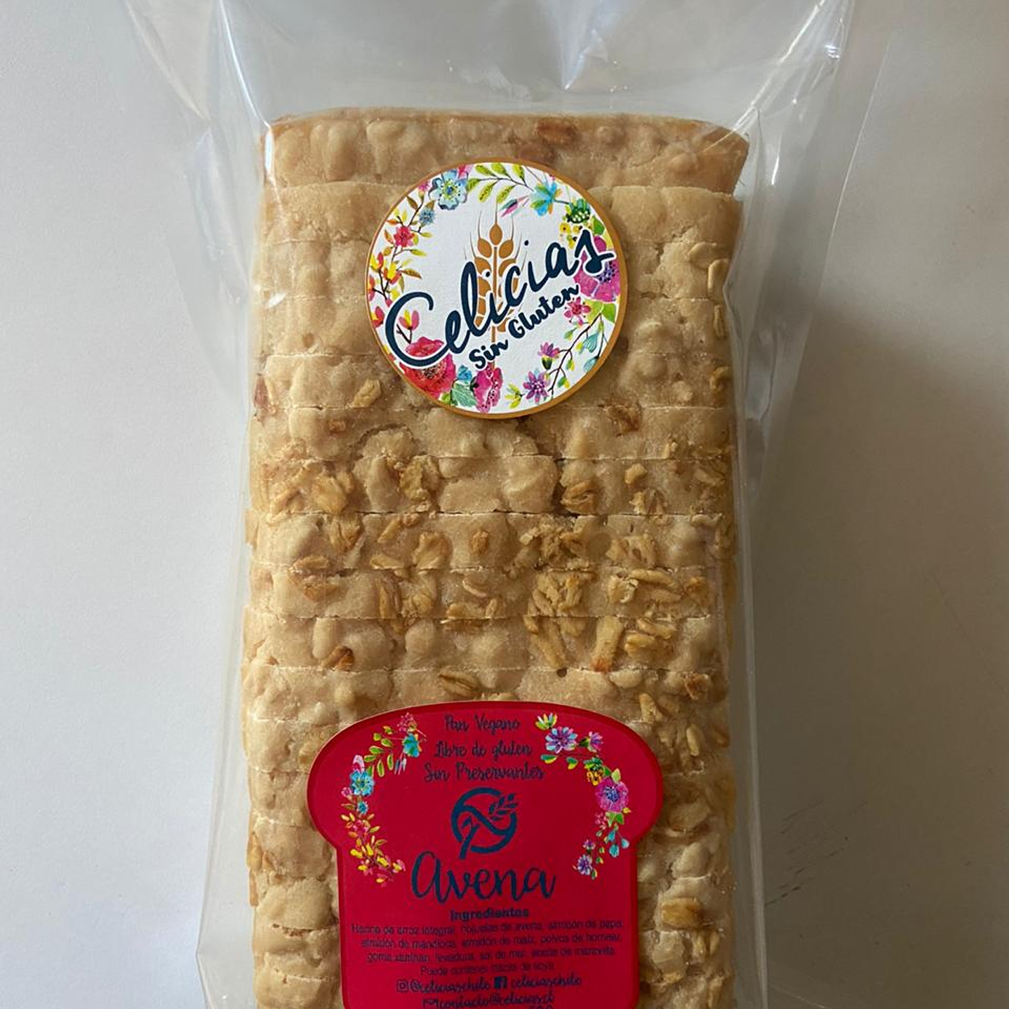 Pan Molde sin gluten de Avena 600g Celicias 1