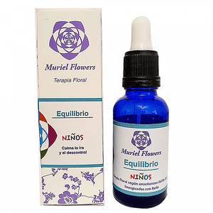 Terapia Floral Equilibrio Niños  30ml Muriel Flowers