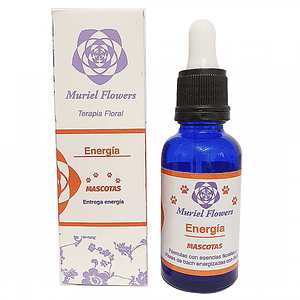 Terapia Floral Energia Mascotas  30ml Muriel Flowers