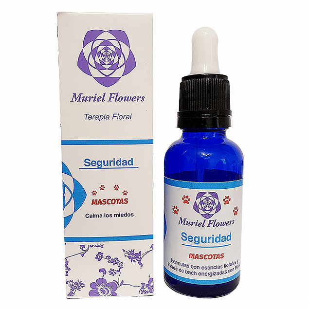 Terapia Floral Seguridad Mascotas  30ml Muriel Flowers