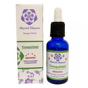 Terapia Floral Tranquilidad Mascotas  30ml Muriel Flowers