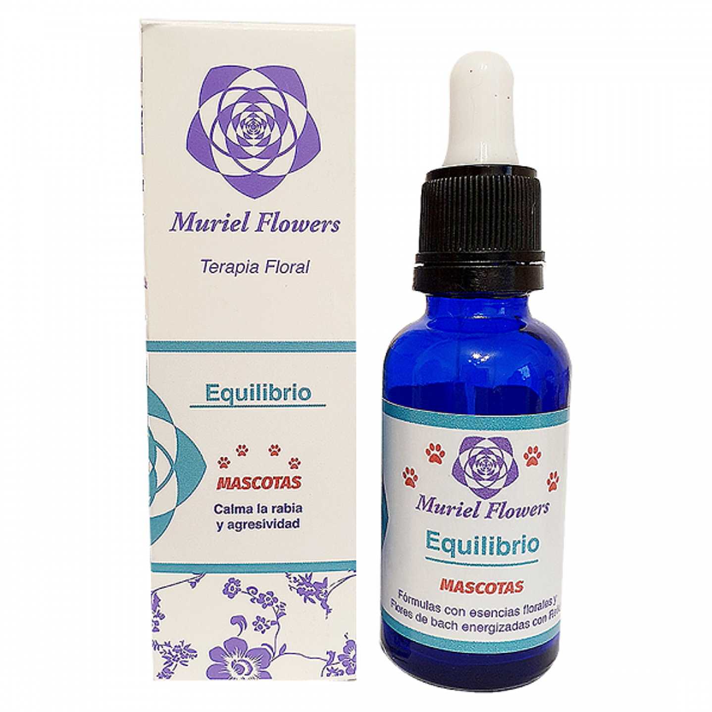 Terapia Floral Equilibrio Mascotas  30ml Muriel Flowers 1