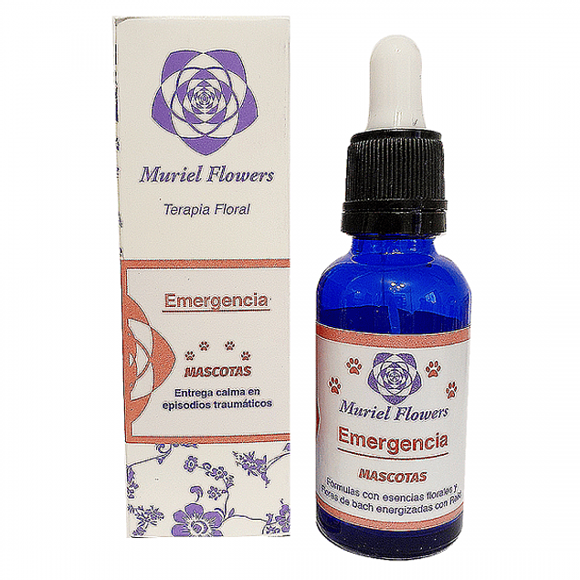 Terapia Floral Emergencia Mascotas  30ml Muriel Flowers