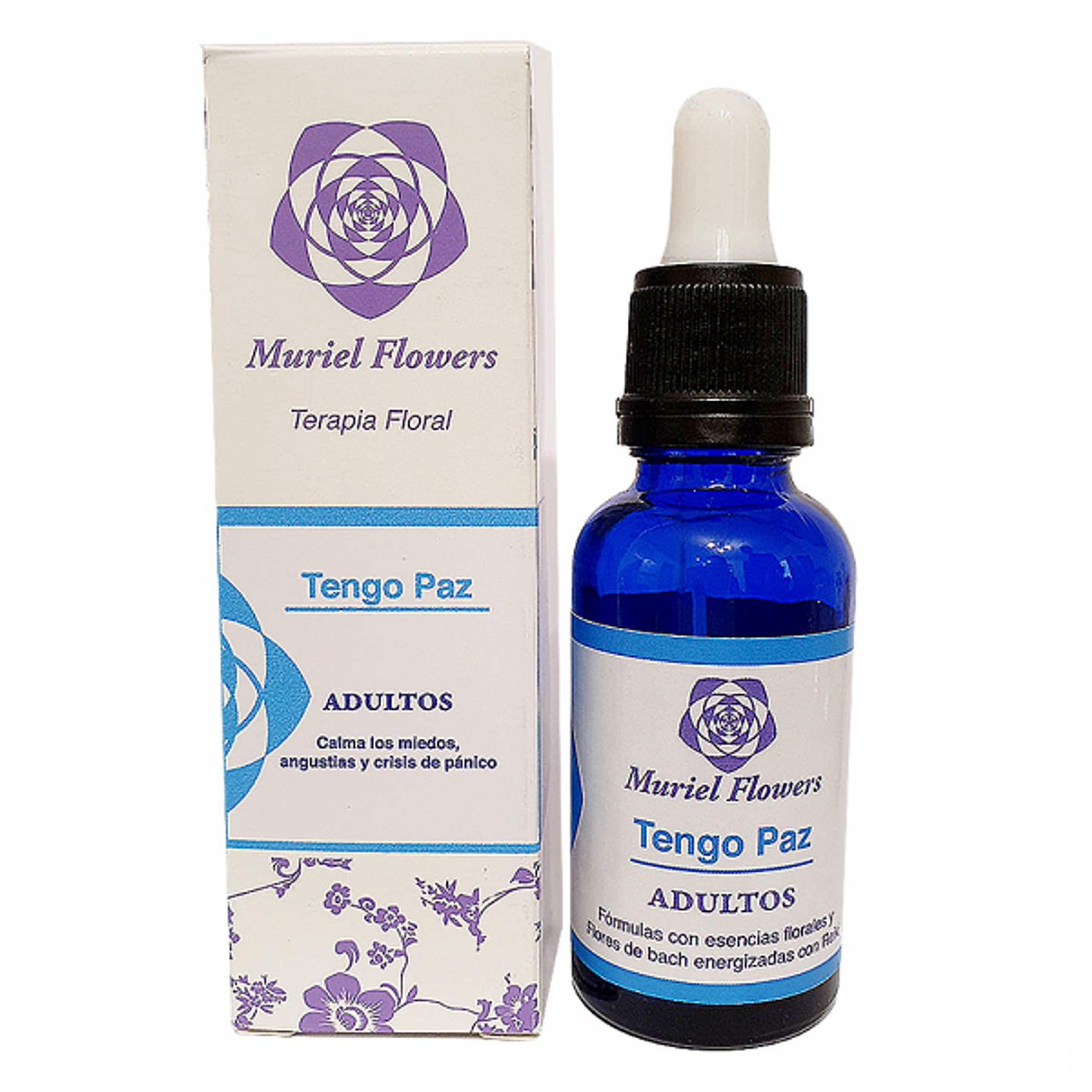 Terapia Floral Tengo Paz Adultos  30ml Muriel Flowers 1