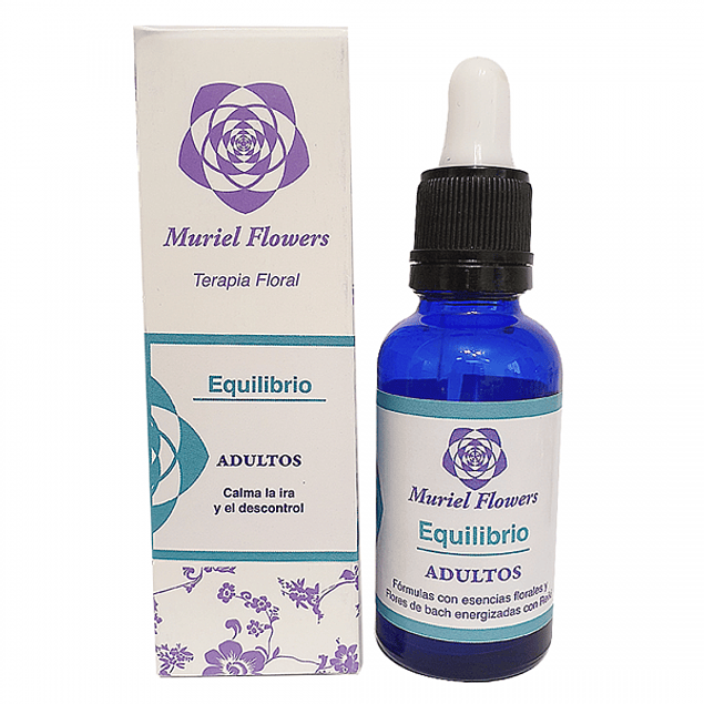 Terapia Floral Equilibrio Adultos  30ml Muriel Flowers