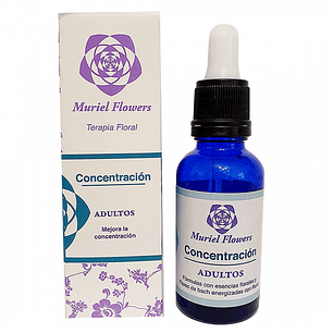 Terapia Floral Concentracion Adultos  30ml Muriel Flowers