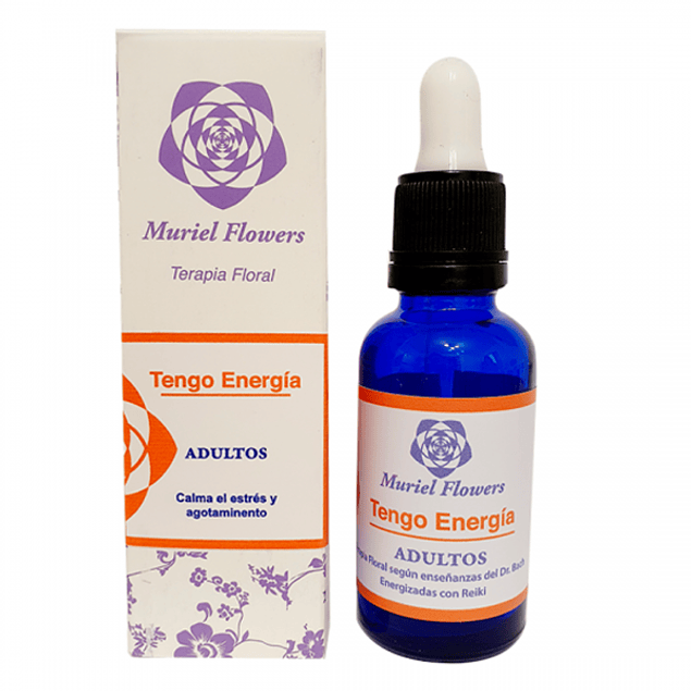 Terapia Floral Tengo Energia Adultos  30ml Muriel Flowers