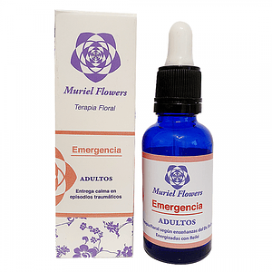 Terapia Floral Emergencia Adultos  30ml Muriel Flowers