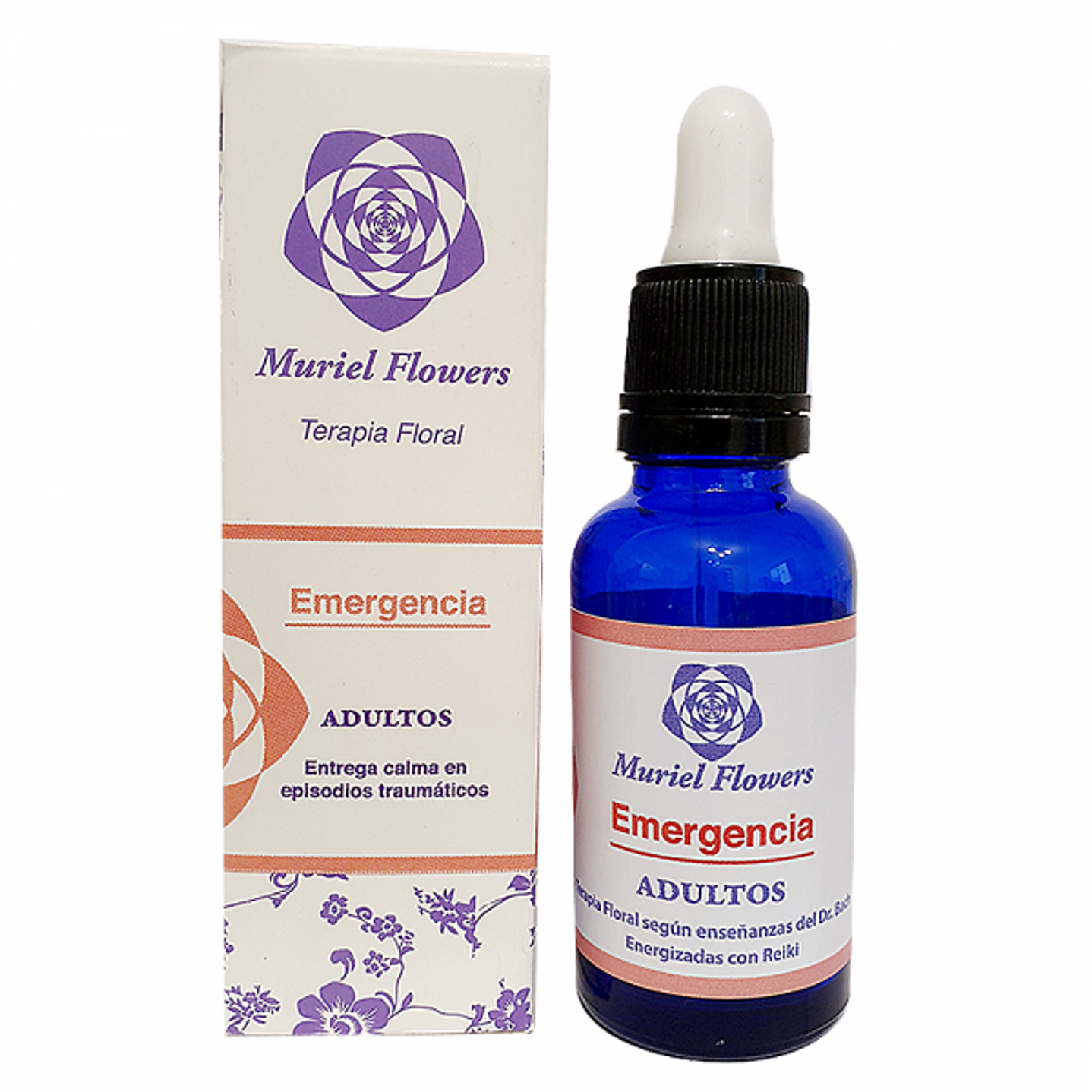Terapia Floral Emergencia Adultos  30ml Muriel Flowers 1