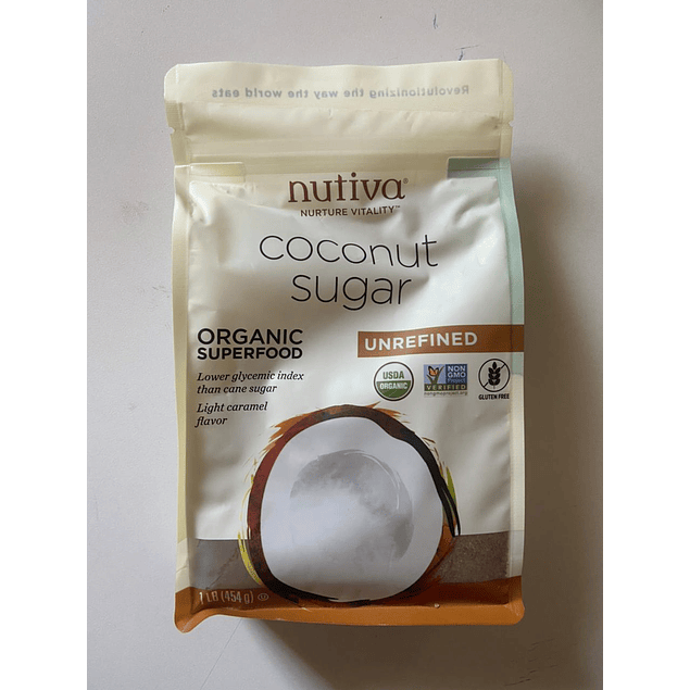 Azucar de Coco Organica 453g Nutiva