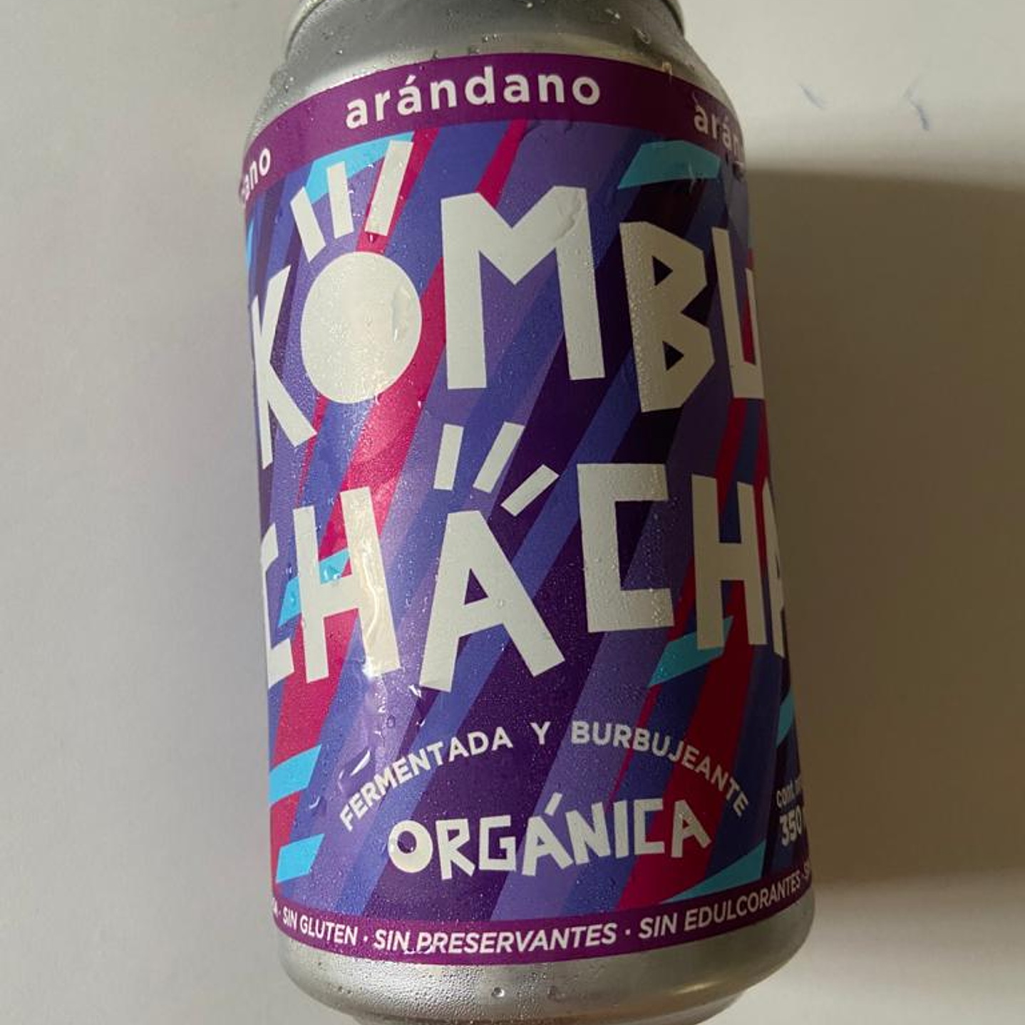 Kombucha Arandano lata 350ml kombuchacha 1