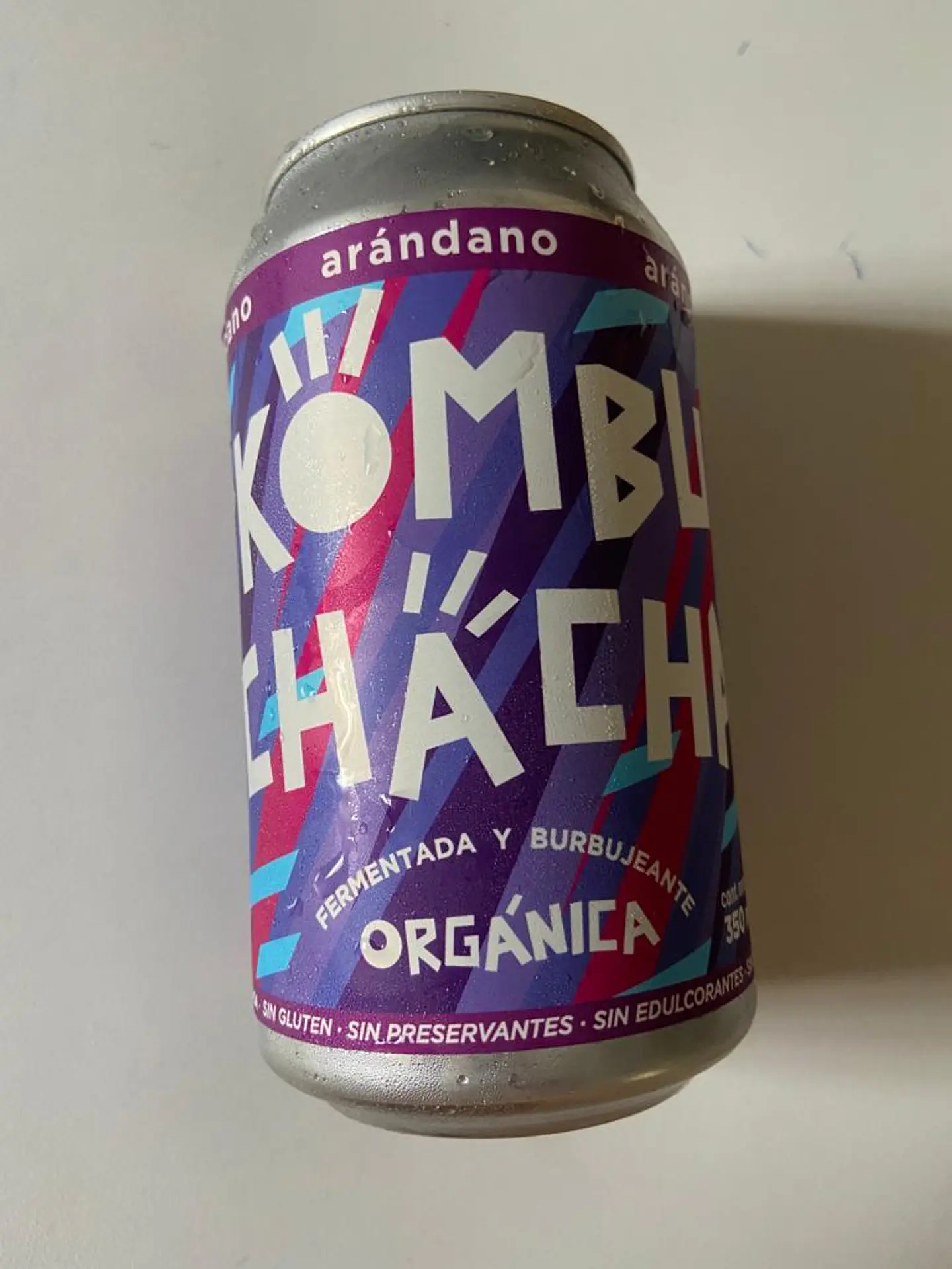 Kombucha Arandano lata 350ml kombuchacha 1
