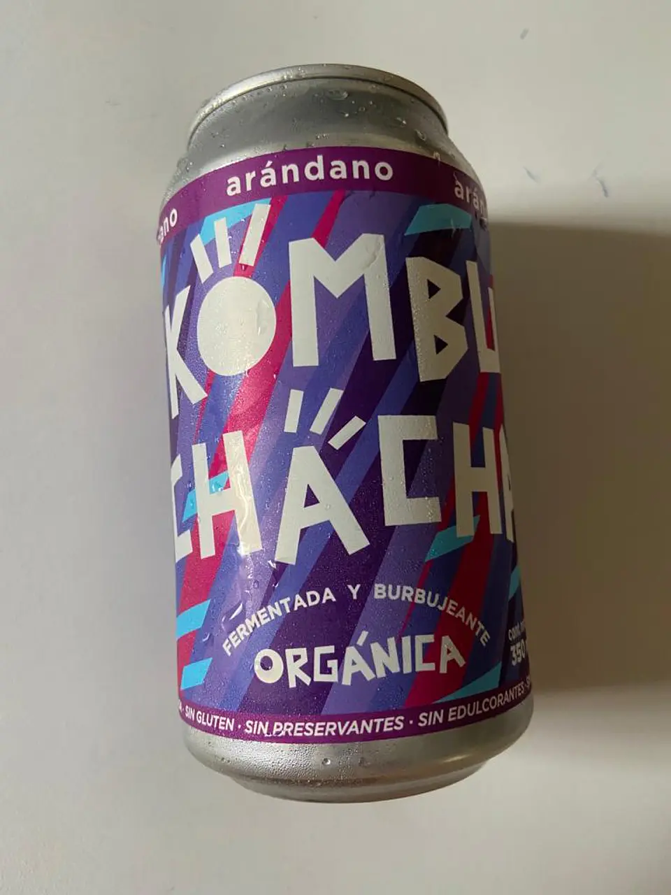 Kombucha Arandano lata 350ml kombuchacha 1