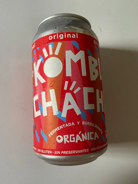 Kombucha Original lata 350ml kombuchacha