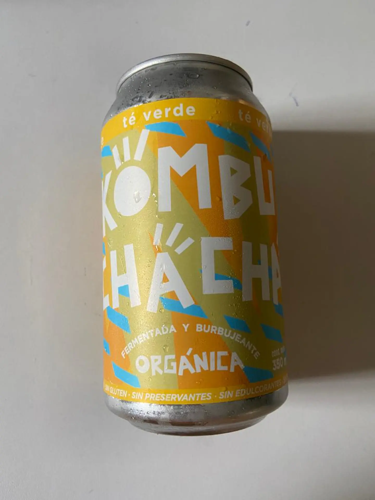 Kombucha Te Verde lata 350ml kombuchacha 1