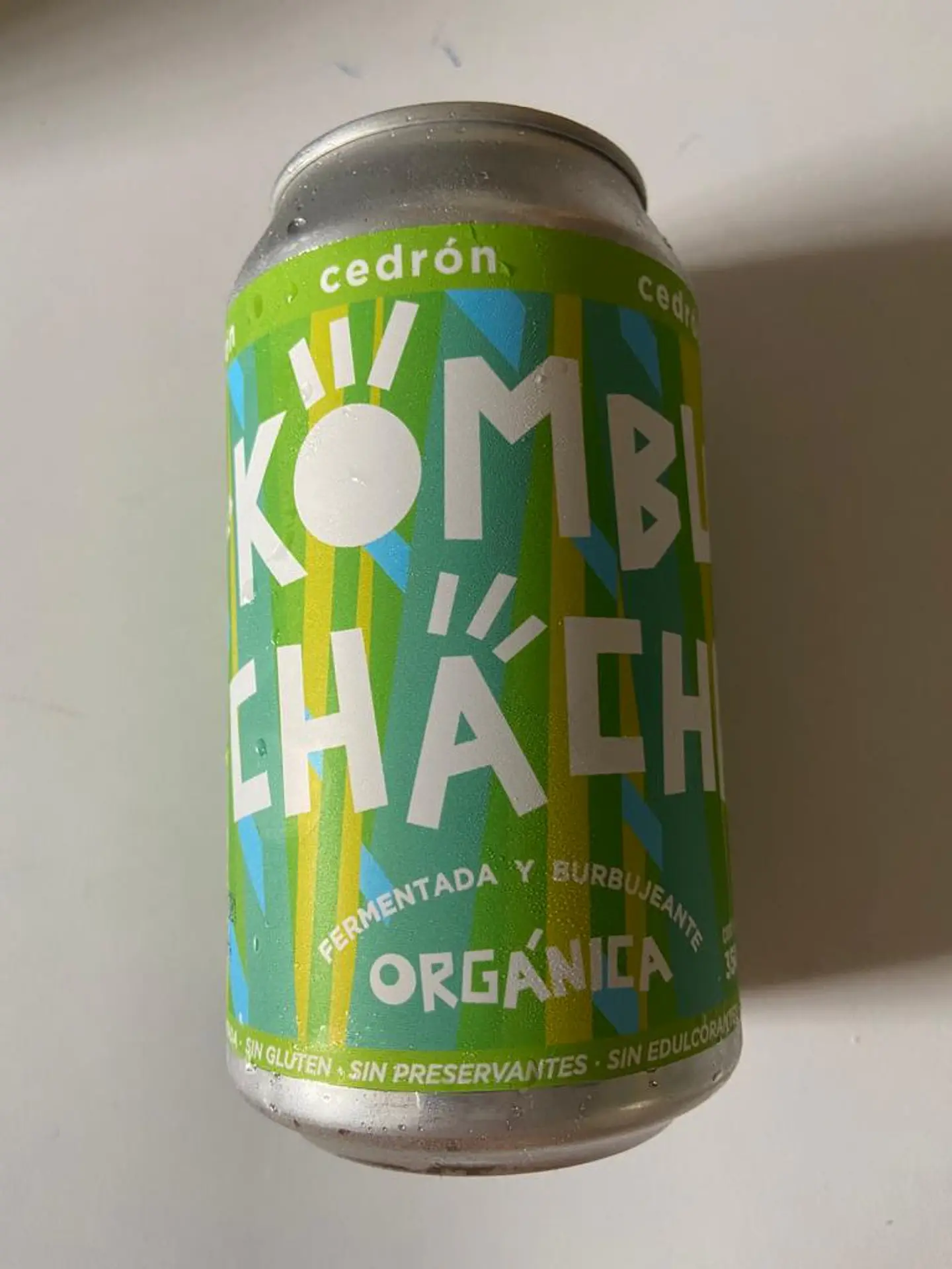 Kombucha Cedron lata 350ml kombuchacha 1