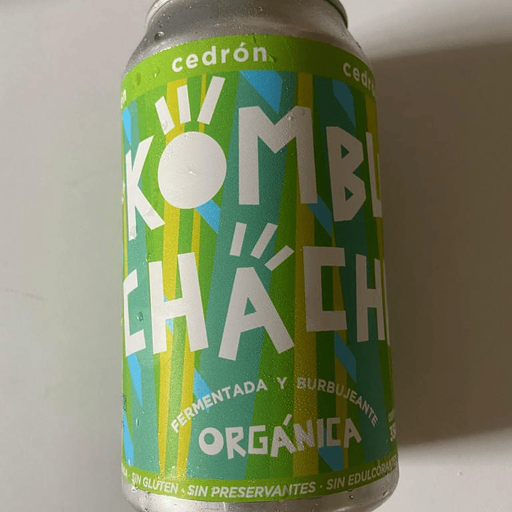 Kombucha Cedron lata 350ml kombuchacha 1