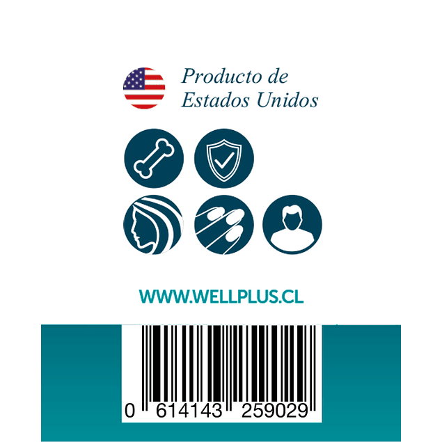 Zinc Plus 325mg 90 cápsulas  Wellplus