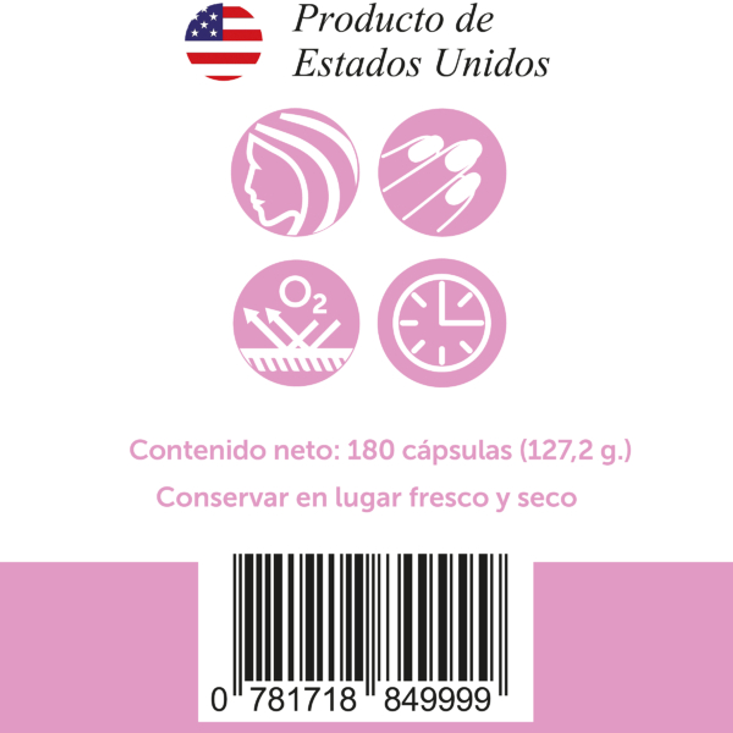 Derma plus 600mg 180 cápsulas  Wellplus 3