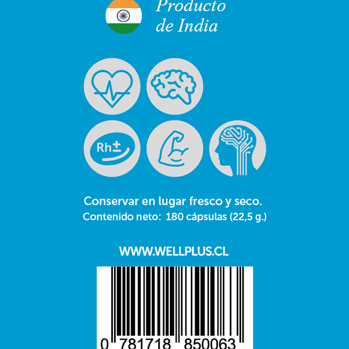 Vitamina B12 Plus Liposomal 180 caps Wellplus 4