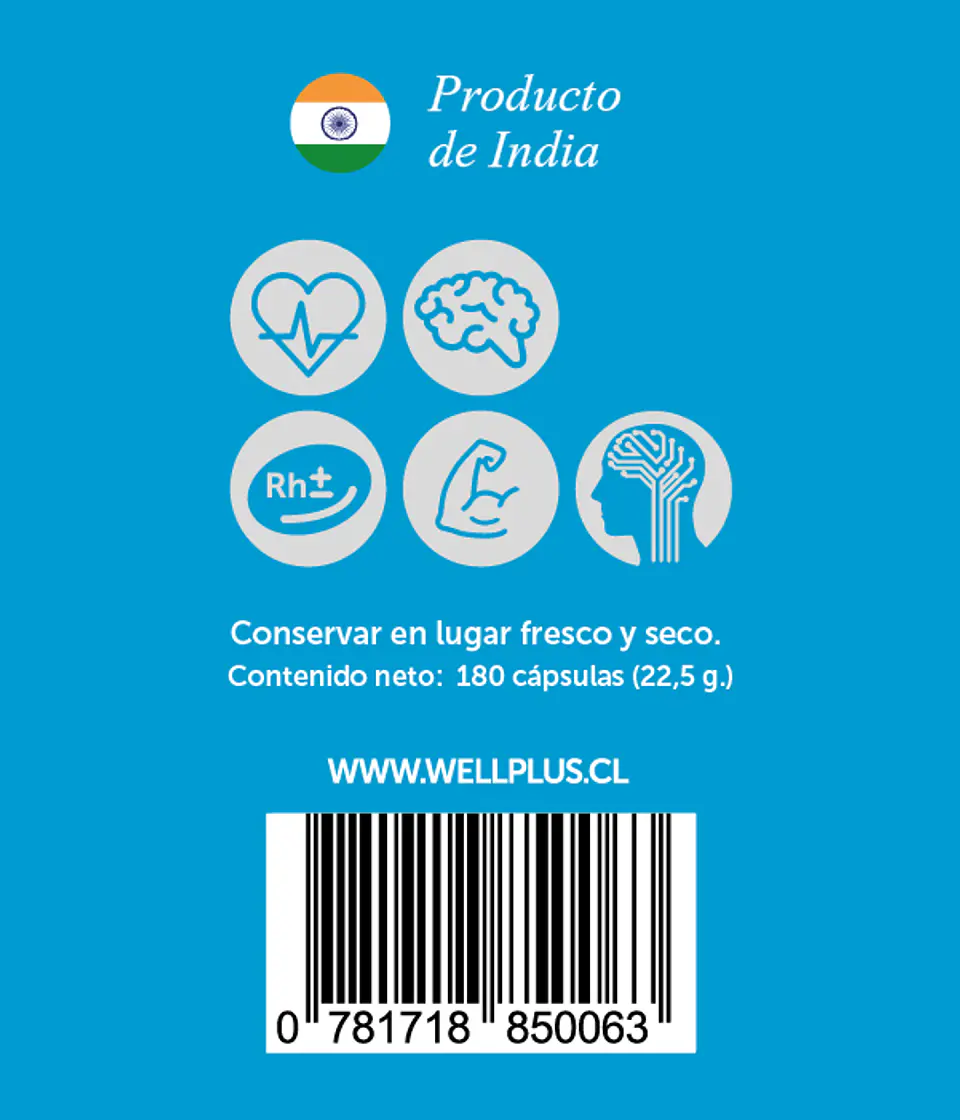 Vitamina B12 Plus Liposomal 180 caps Wellplus 4