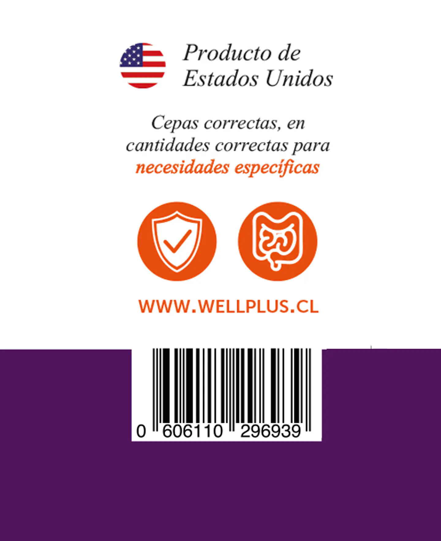 Probiotic Plus 50Billones 60 Cápsulas Refrigerado Wellplus 3
