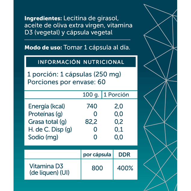 Vitamina D3 Plus Vegana 60 Cápsulas Vegano Wellplus