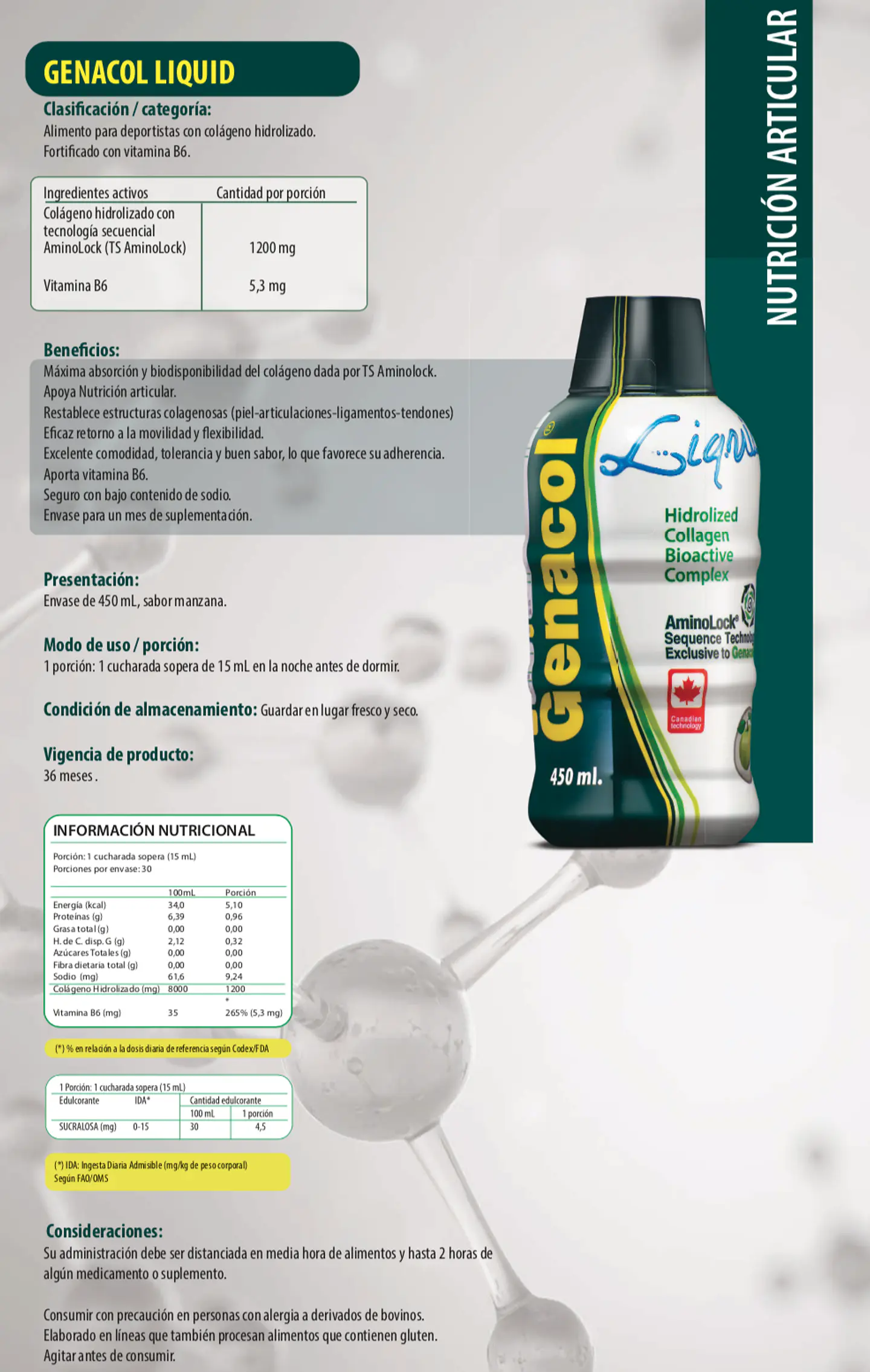 Genacol Liquid 450ml Newscience 2