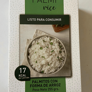 Palmito con forma de arroz 255gr PalmiPasta