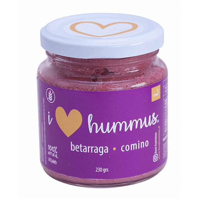 Hummus Betarraga y Comino 230g I Love Hummus