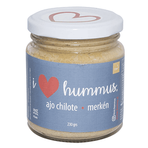 Hummus Ajo Chilote y Merken 230g I Love Hummus