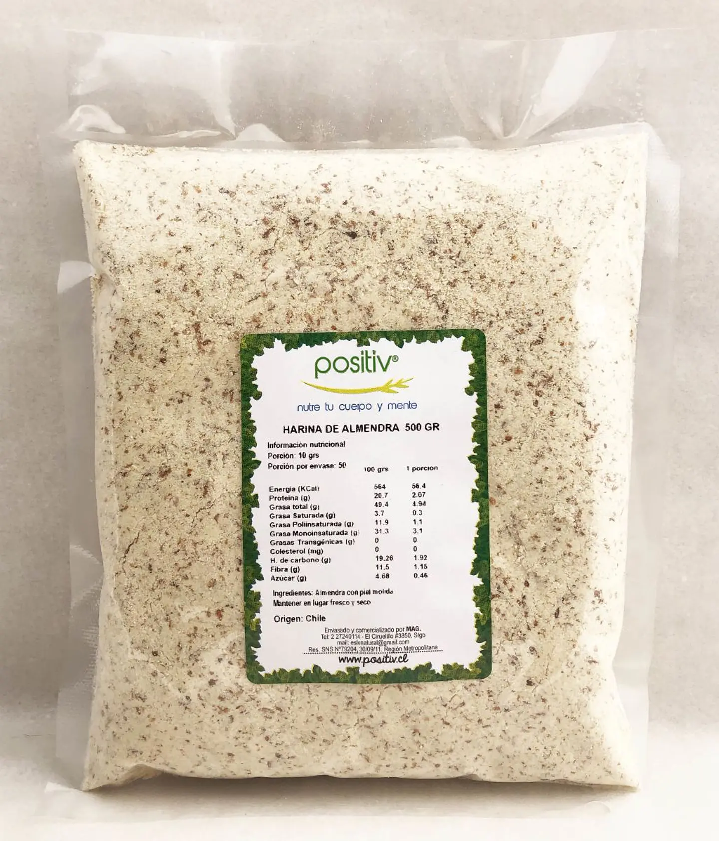 Almond Flour 500g Positiv 1