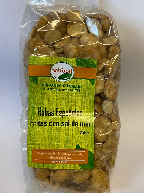 Habas Españolas con Sal de Mar 250g Natfood