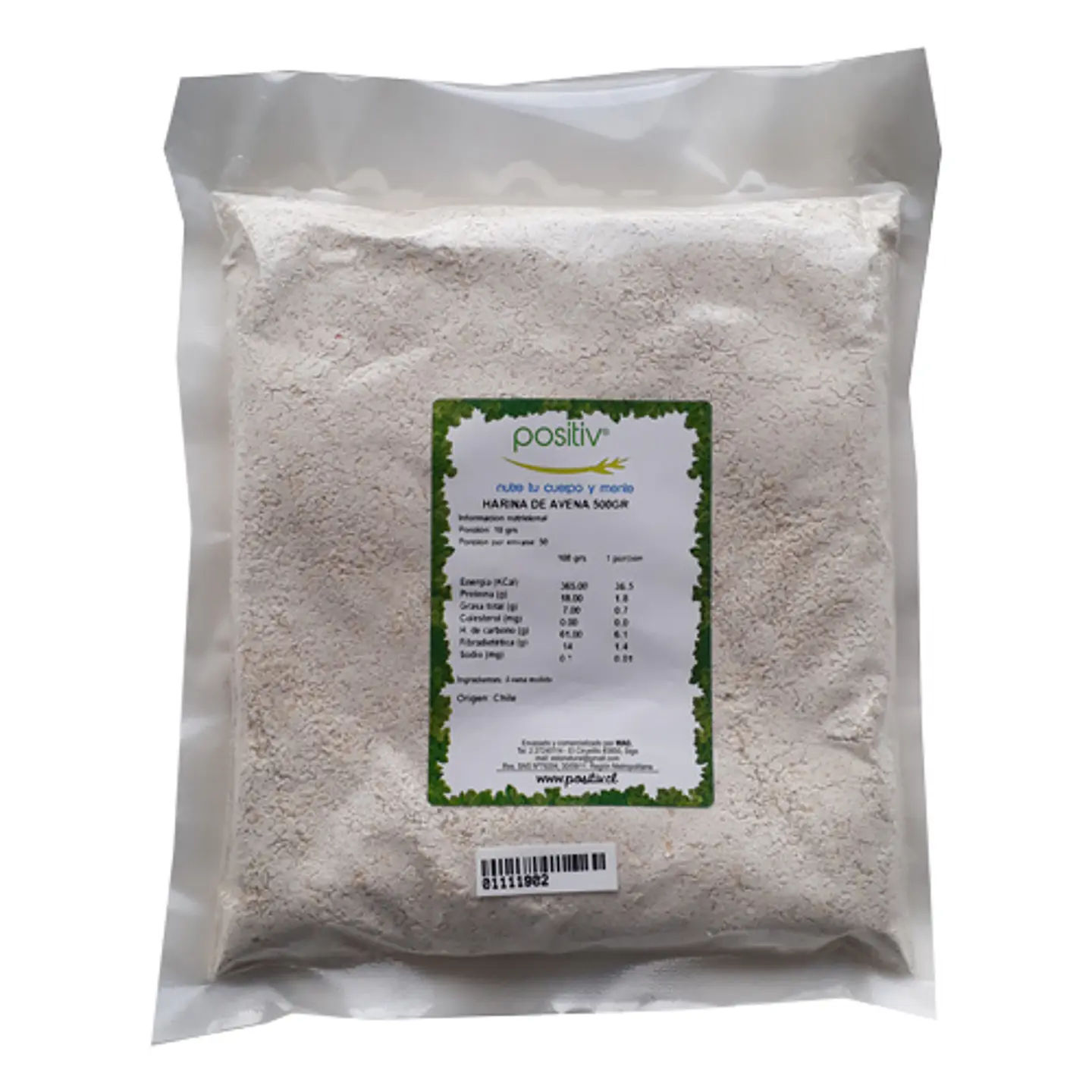 Harina de Avena 500g Positiv 1