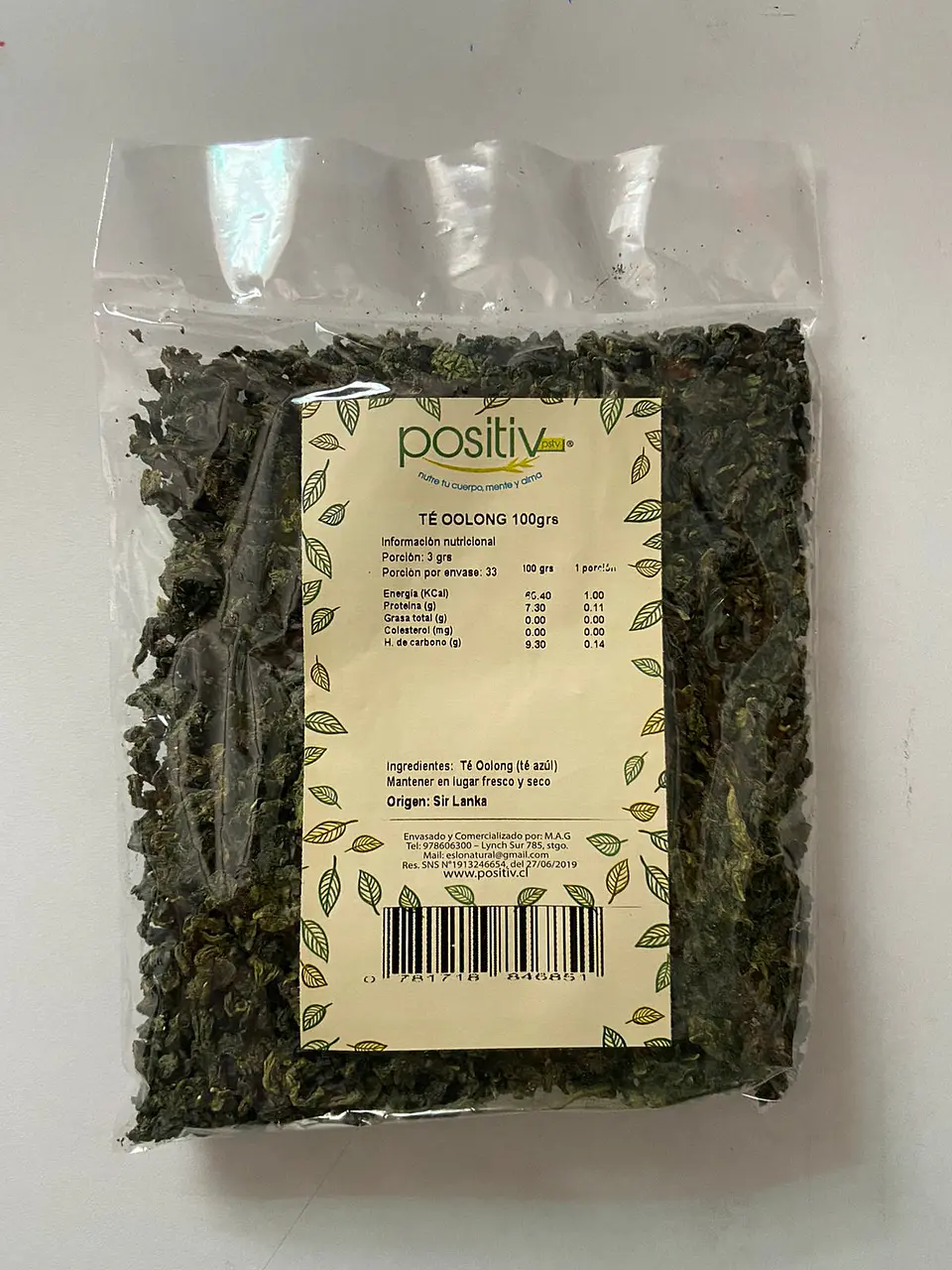 Te Azul (Oolong) 100g Positiv 1