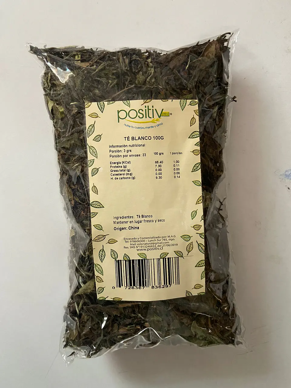 Te Blanco 100g Positiv 1