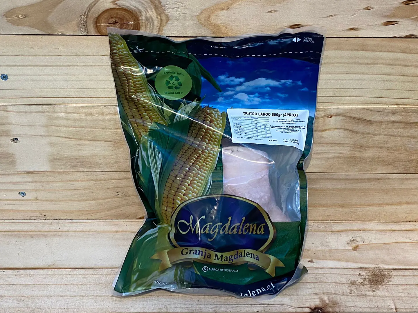 Trutro Largo 800 gr - Granja Magdalena 